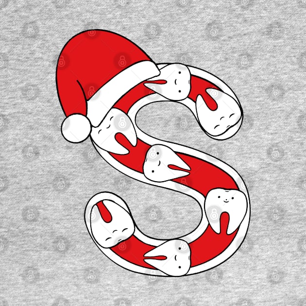 Letter S (Happimola Christmas Alphabet) by Happimola